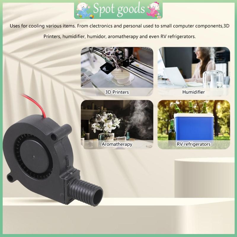 vivi 5015 Ventilador Resfriamento 5V 12V 24V XH2 54 Conector Para Umidificador Impressora 3D