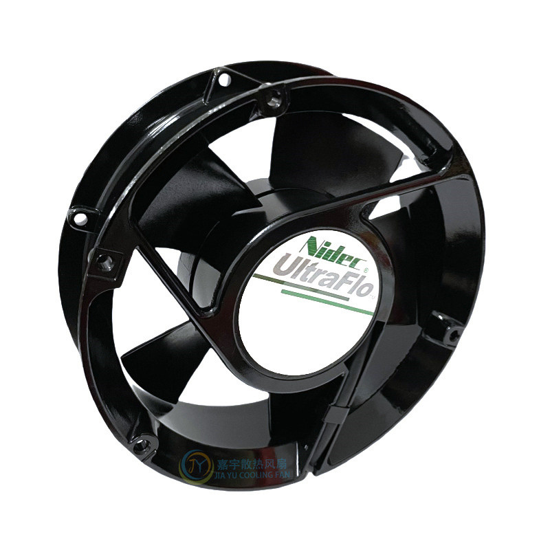 12V 24V 48V 17CM Ventilador DC sem escova de Metal redondo de alto Volume de ar para churrasco Ventilador de exaustão de