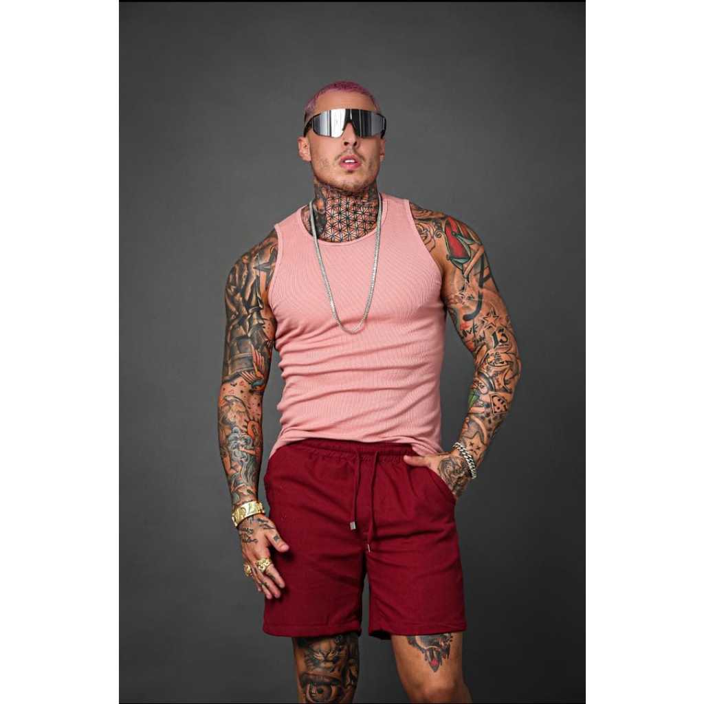 stone wall camiseta baby loock rosa
