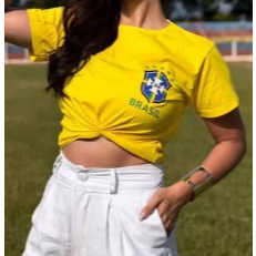 BABY LOOCK  Cropped do Brasil Feminina Copa