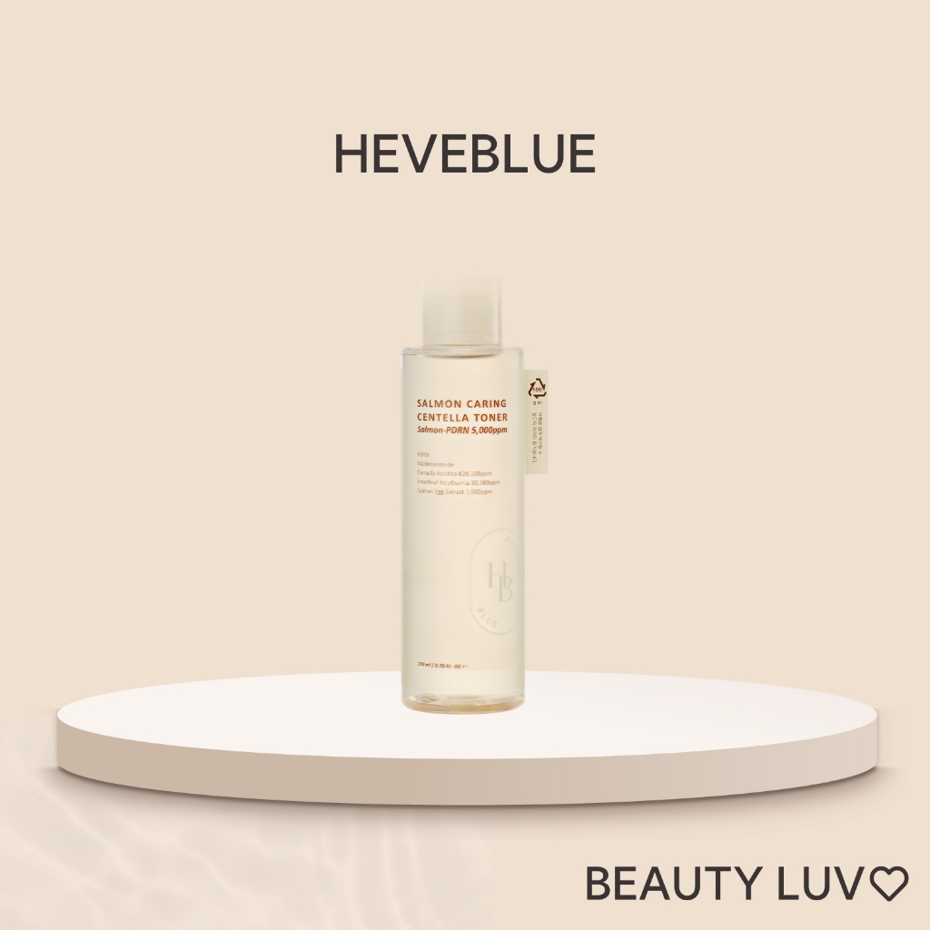 [HEVEBLUE] Salmon Caring Centella Toner 200ml / Salmon PDRN, Madecassoside, pH 5.5, Pele Sensível