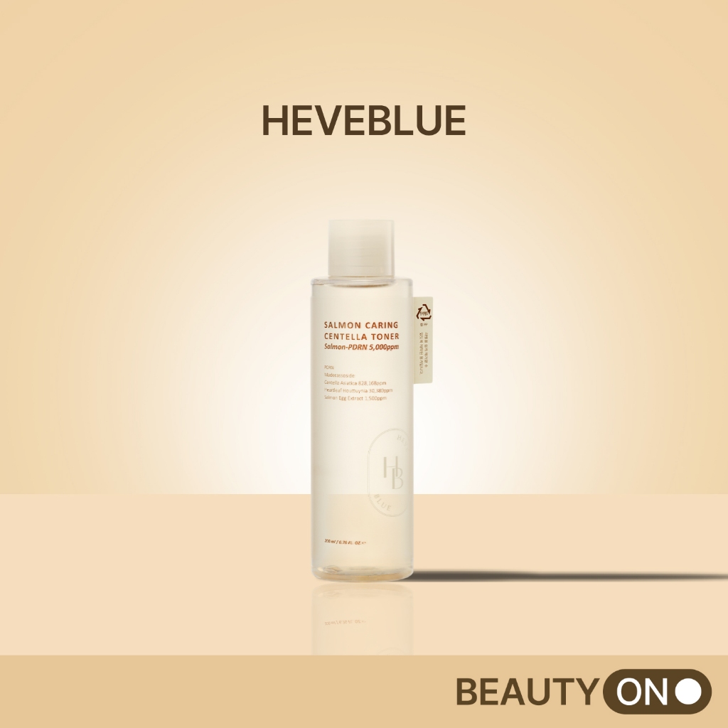 [HEVEBLUE] Salmon Caring Centella Toner 200ml | PDRN 5000ppm, EFFIPULP, Índice de Irritação 0.00