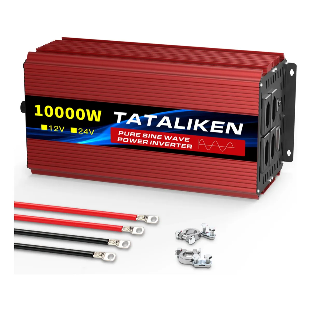 Inversor De Tensão Onda Senoidal Pura 12V Para 110V 4000W Pico 10000W Tataliken Usb