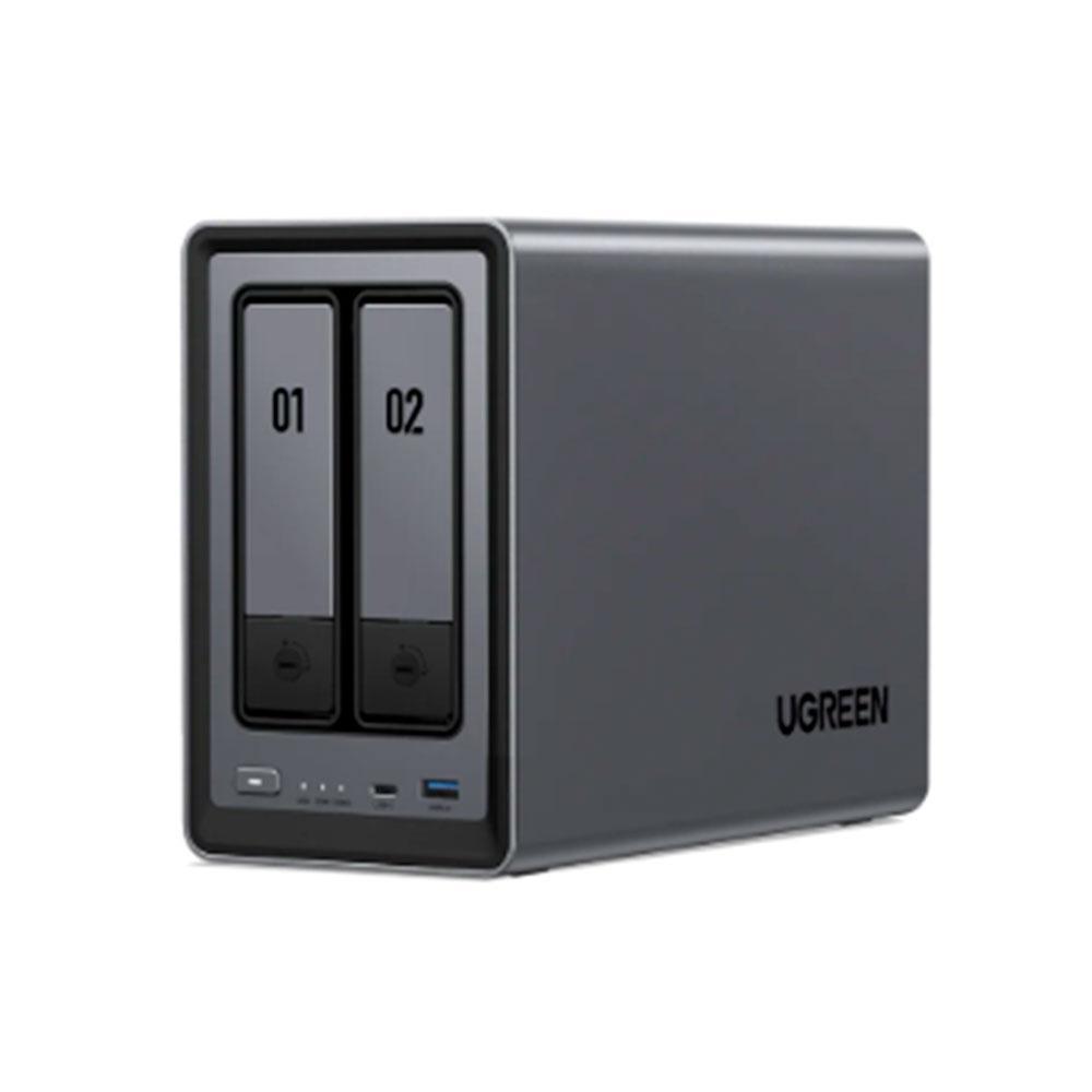 Storage Nas Ugreen Torre S/hd 2 Baias Intel N100 Quad-core + 2.5gbe - Dxp2800