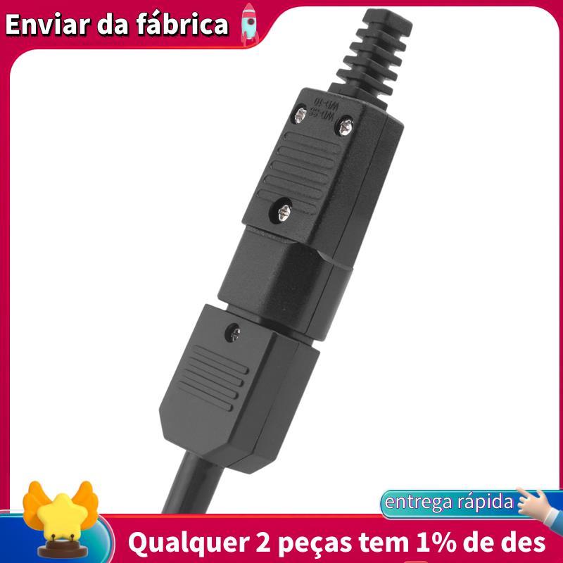 Conector De Alimentação 250V 10A IEC 320 C14 Plug Para Soquete C13