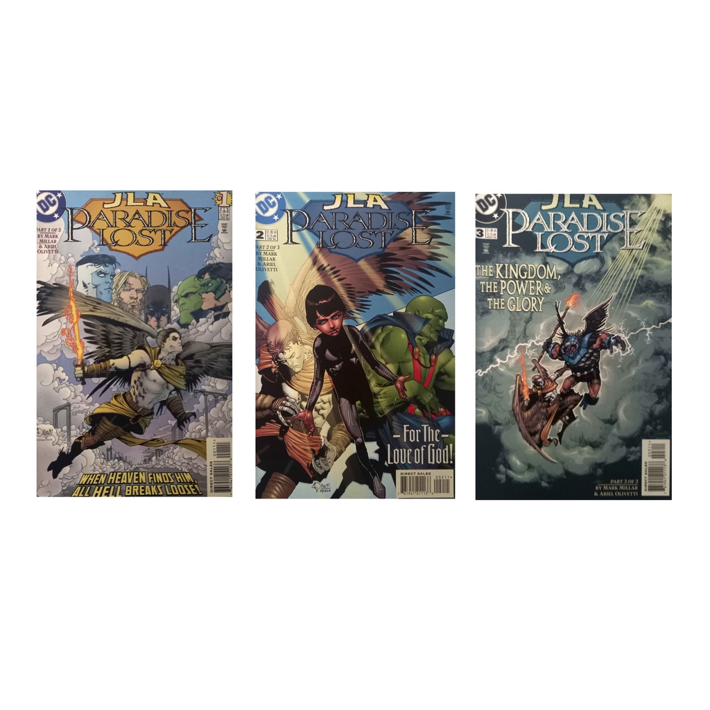 HQ DC Justice League America JLA Paradise Lost 1 a 3 completa importada