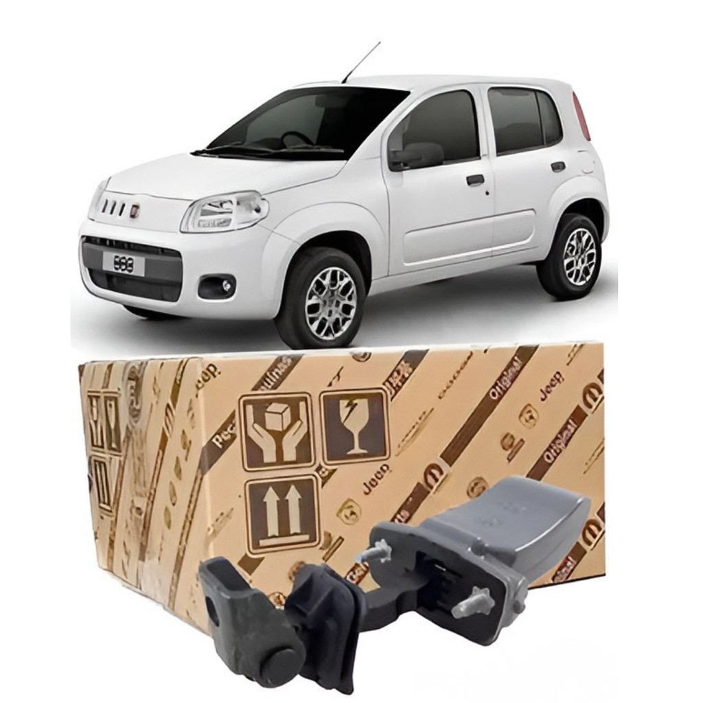 2x Limitador Porta Traseira Esquerda Direita Fiat Uno Way Vivace 2011 - 2021 Original 51836108