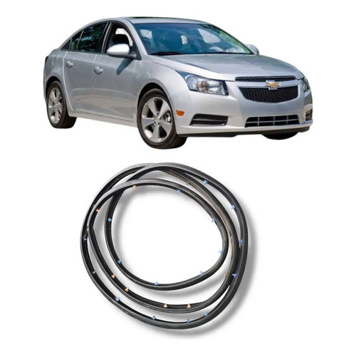 Borracha Porta Traseira Esquerda Chevrolet Cruze Original Preto