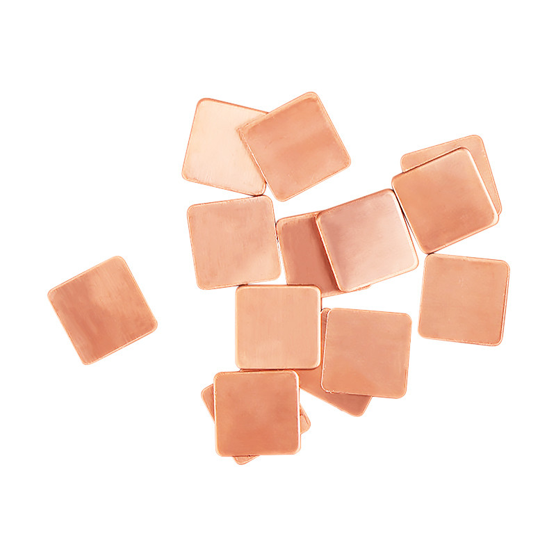 10 Pçs 0.3mm-2mm De Espessura Portátil Folha Cobre Placa Tira Calço Almofada Térmica Dissipador Calor Para GPU CPU Chip