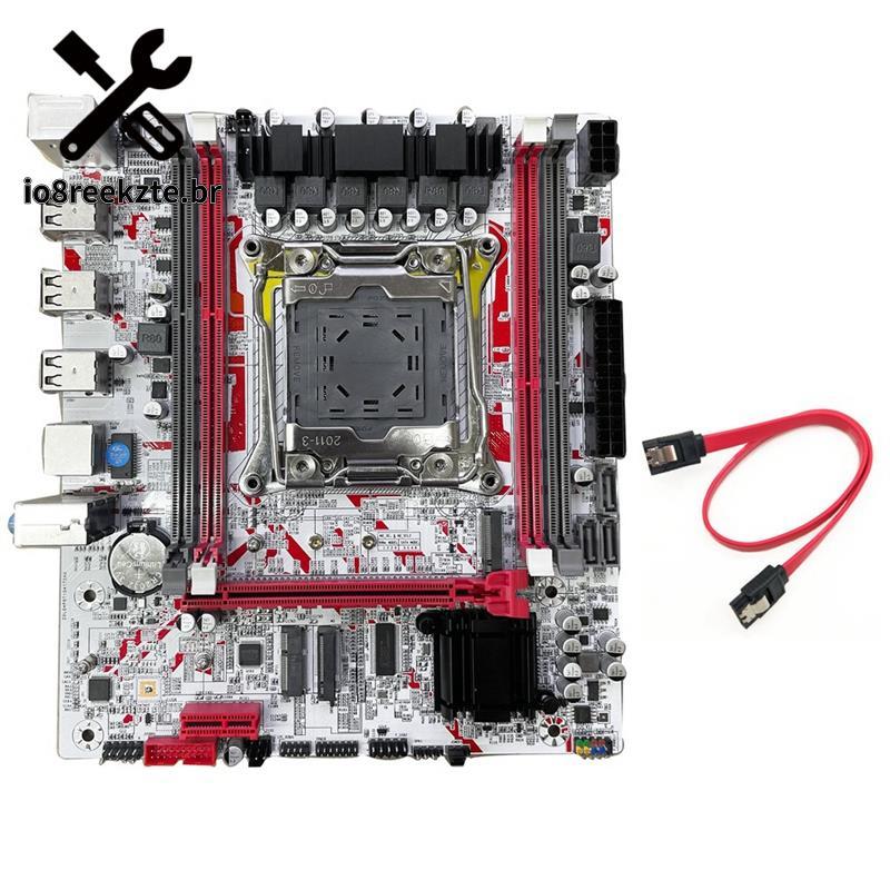 X99G757 Placa-Mãe Para Jogos De Mesa X99 LGA 2011-3 DDR3 HM55 Chip Suporte E5 2666/2673/2676/2678/2696 V3 CPU