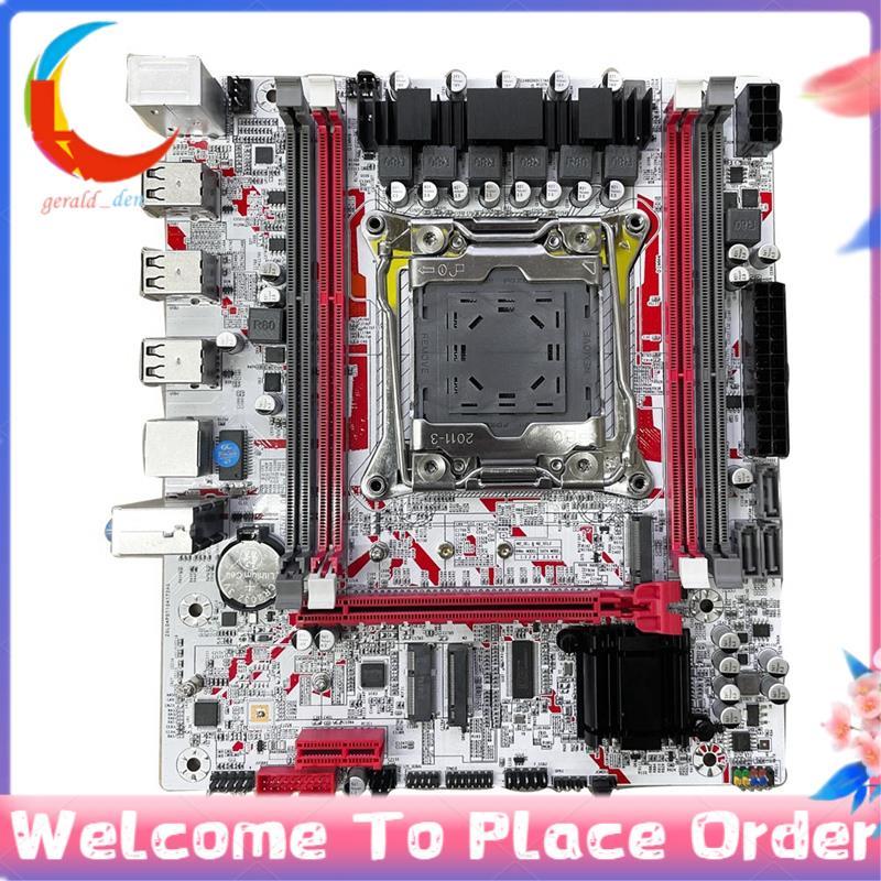 Placa-Mãe Para Jogos De Mesa X99 LGA 2011-3 DDR3 X99G757 Suporta E5 2666/2673/2676/2678/2696 V3 CPU HM55 Chip