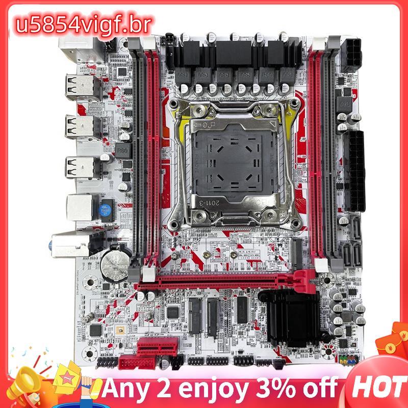 X99G757 Placa-Mãe Para Jogos De Mesa X99 LGA 2011-3 DDR3 HM55 Chip Suporta CPU E5 2666/2673/2676/2678/2696 V3