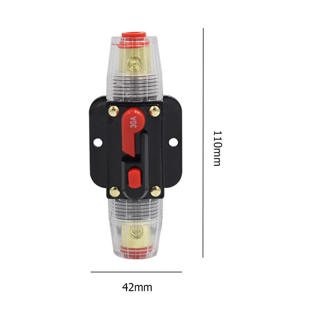 Disjuntor Reajustável 20A 30A 40A 50A 60A 80A 100A 125A 150A Carro Caminhão Áudio