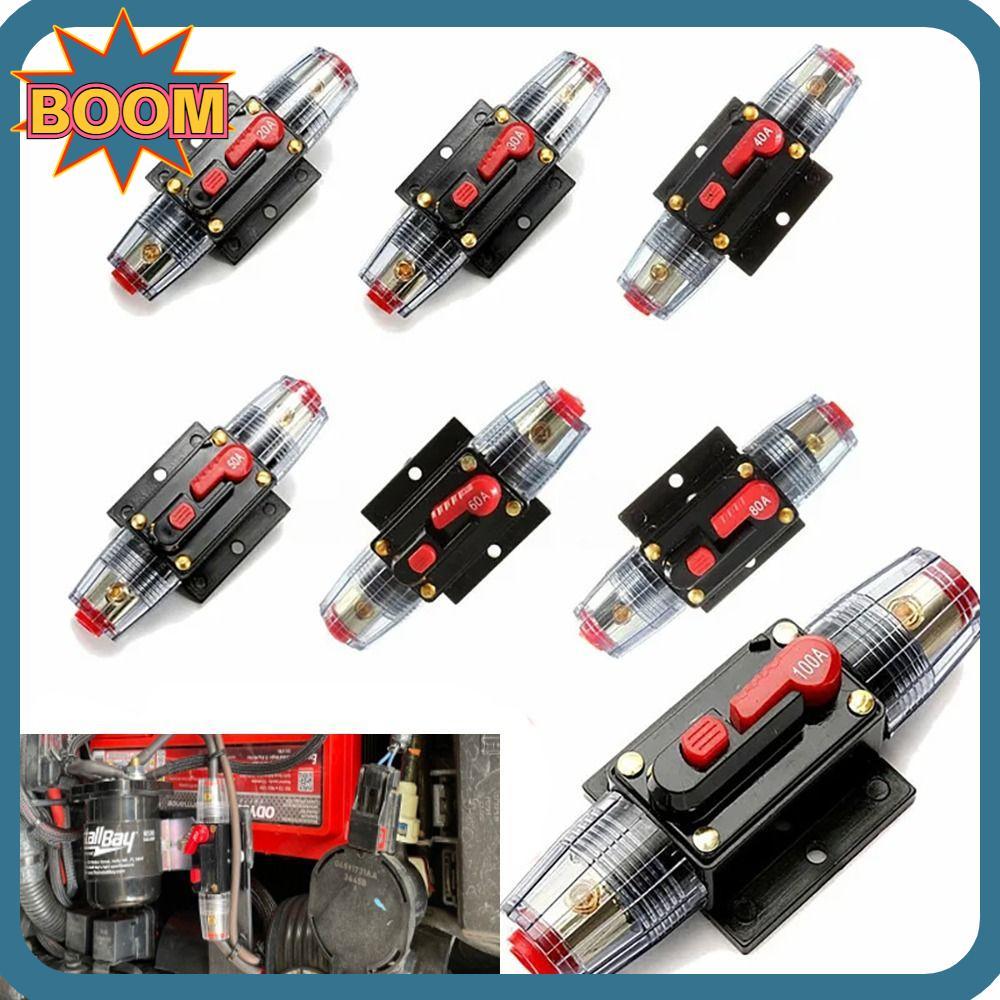 Disjuntor Reajustável BOOM DC , Seguro 150A 125A 100A 80A De Auto-Recuperação