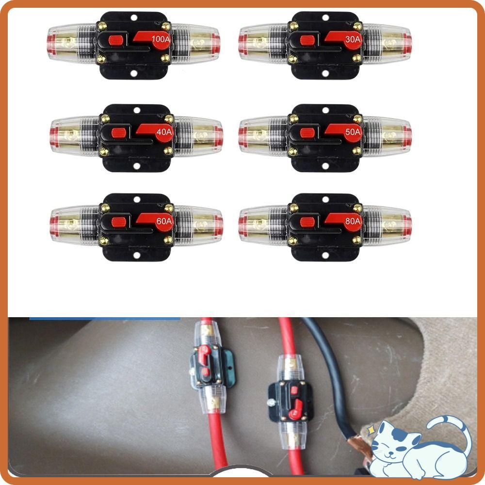 Disjuntor DC Resetável , Fusível 150A 125A 100A 80A 60A 50A 40A 30A De Auto-Recuperação De Seguro