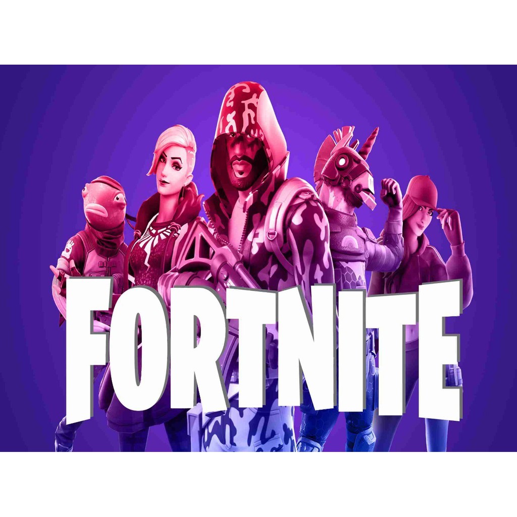 Papel De Parede Adesivo Premium Game Fortnite Exclusivo Ft50