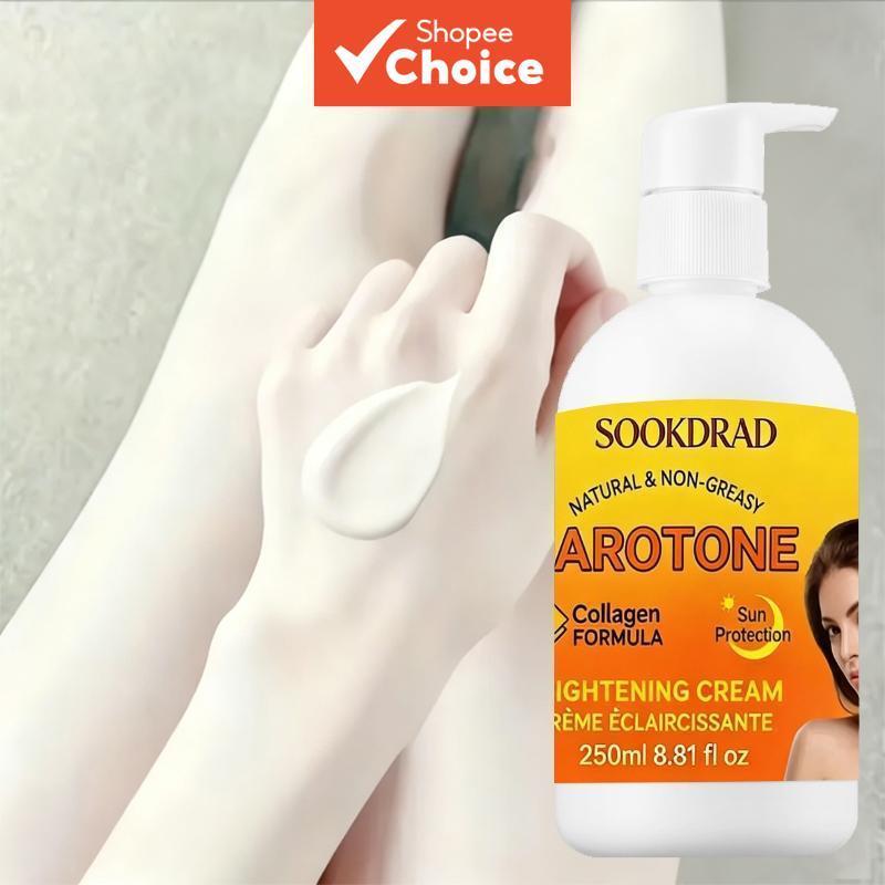 Creme Clareador Carotone Creme de Viagem Leve Creme Boost Brilho 250ml