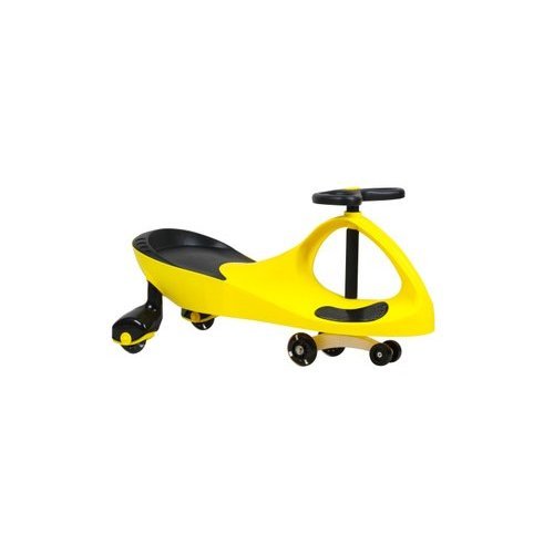 Carrinho Rolimã Infantil Super Car Amarelo Leve Resistente Diversao Seguranca Criancas