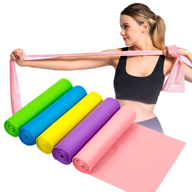 Faixa Elástica De Resistência Com 1,5M Para Loga/Pilates/Fitness