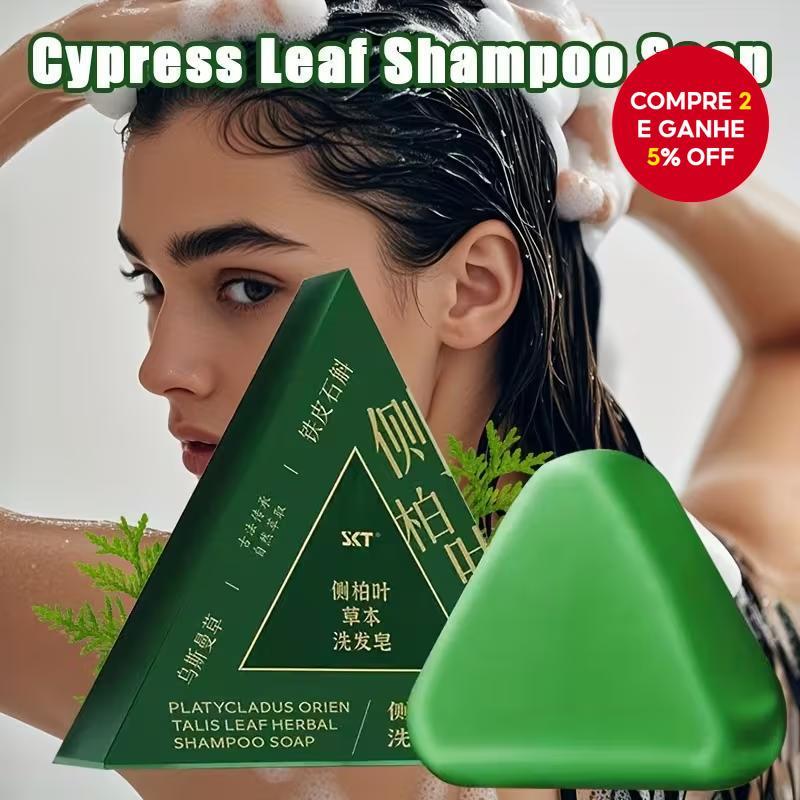 Usman Grass Cypress Leaf Shampoo Bar 100g Extrato De Ginseng Suave Limpeza Hidratar Controle De Óleo Para Todos Os Tipos