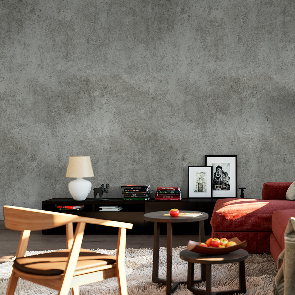 Papel de Parede Cimento Suave Ideal para Todos os Ambientes