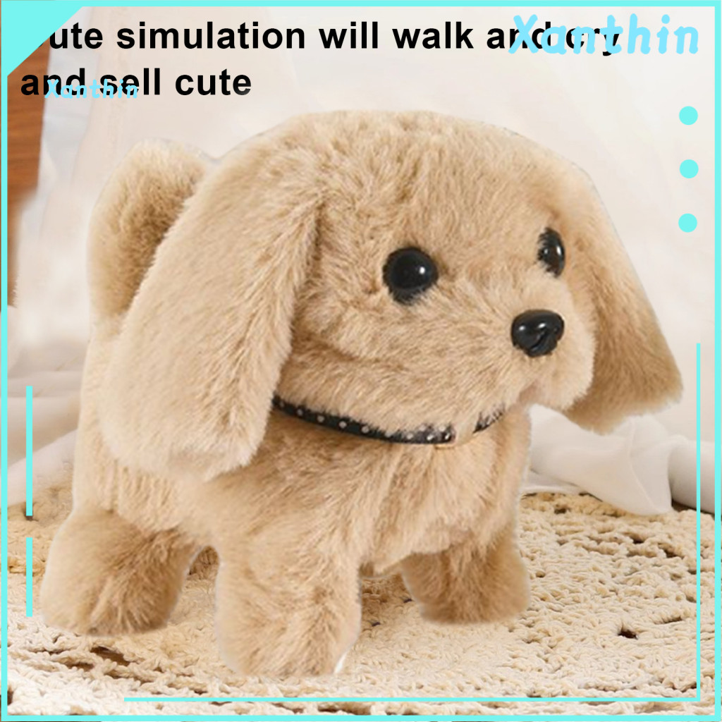 Barking Plush Toy 1 Set Kids Electronic Dog Walking Puppy Rabbit Cat Plushie Educational Simulation for Toddlers Boys Gi