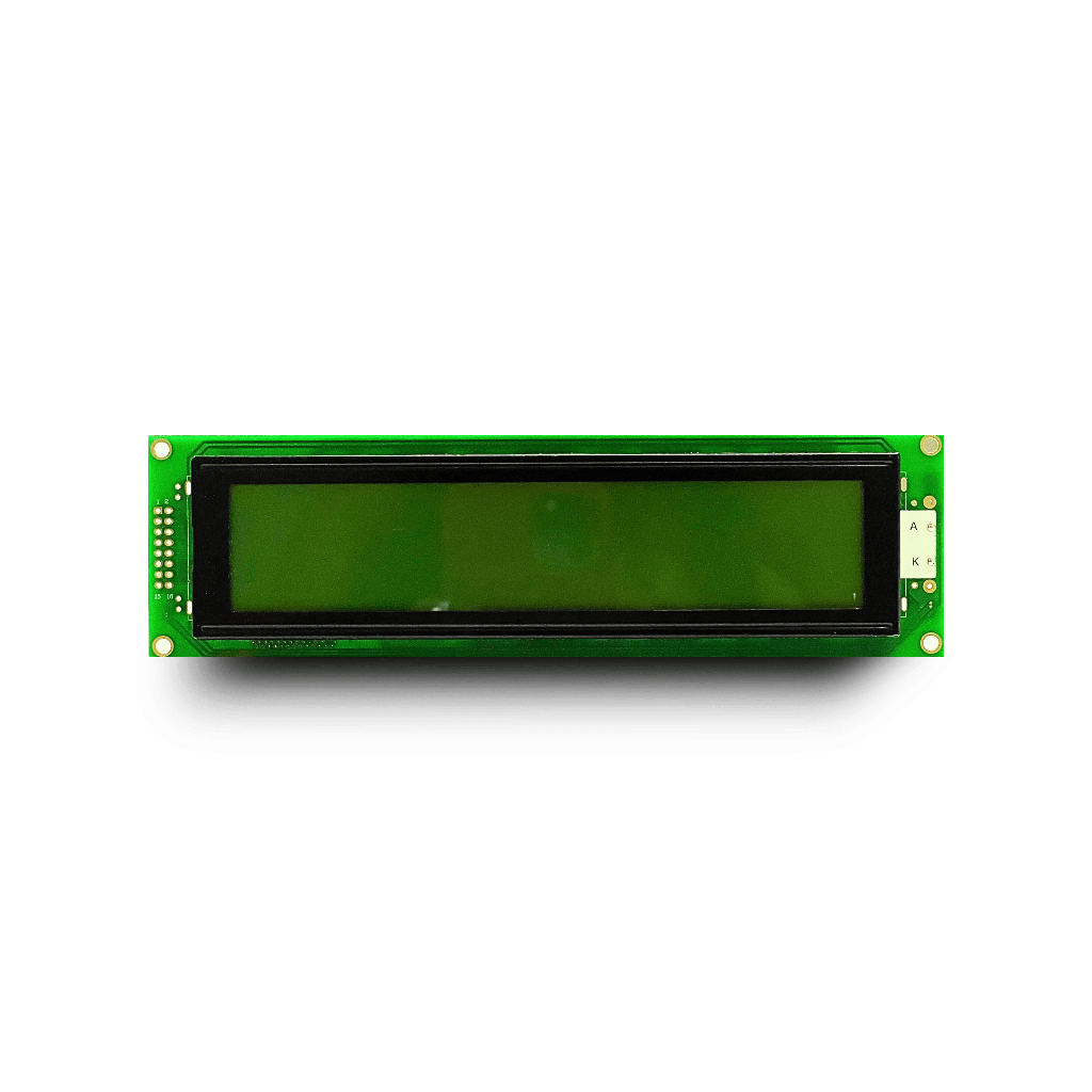 DISPLAY LCD 40X4 VERDE C/BACK PQC4004AW-SYL