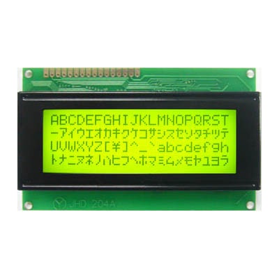 Display LCD 20x4 Back Verde Letra Preta JHD204A