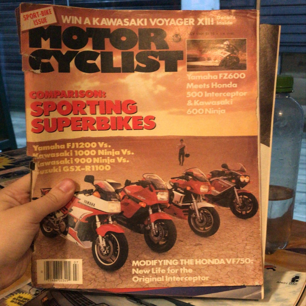 Motor Cyclist - Comparison: Sporting Superbikes - 1986 autor Revista