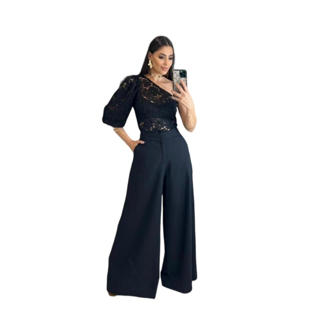Blusa Renda Duplo Sentido 330144 - M