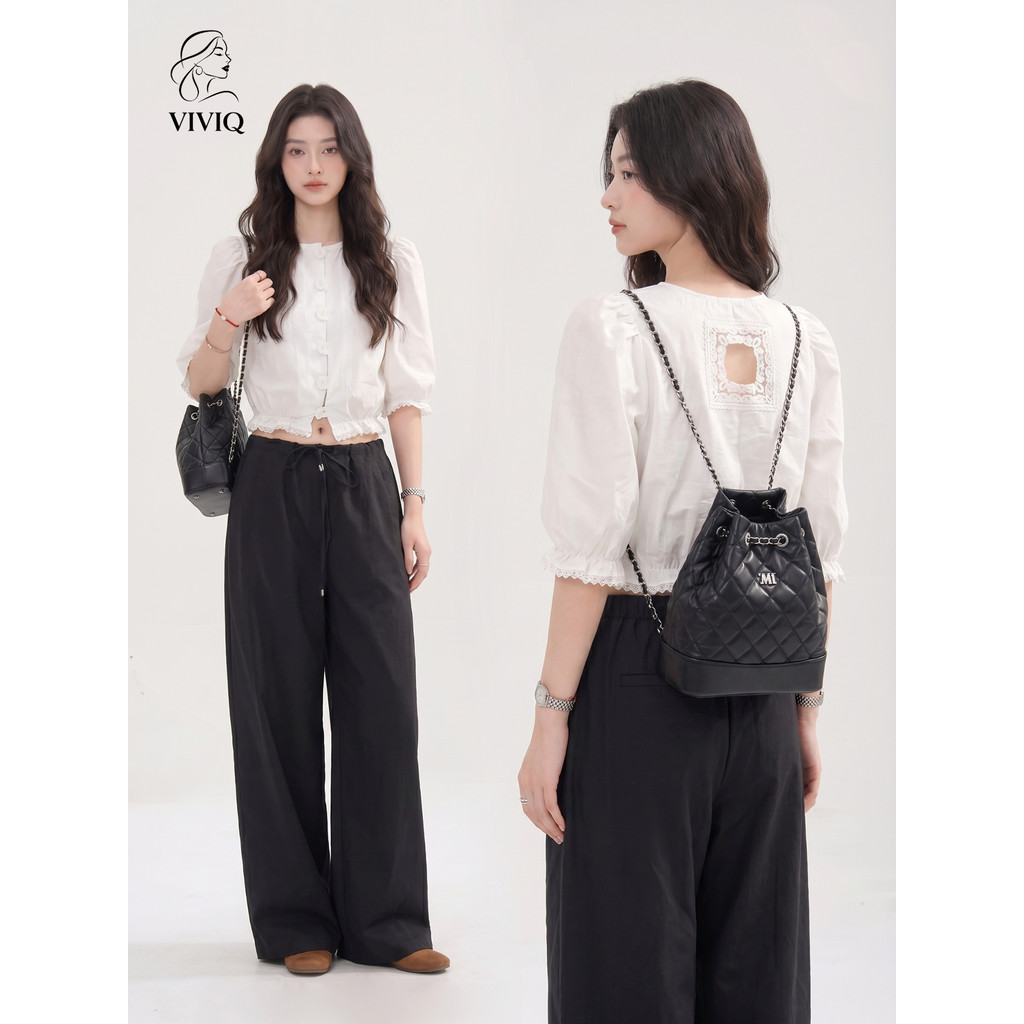 Estilo coreano em torno do pescoço manga Puff camisa feminina verão novo estilo Design sentido renda guarnição mais magr