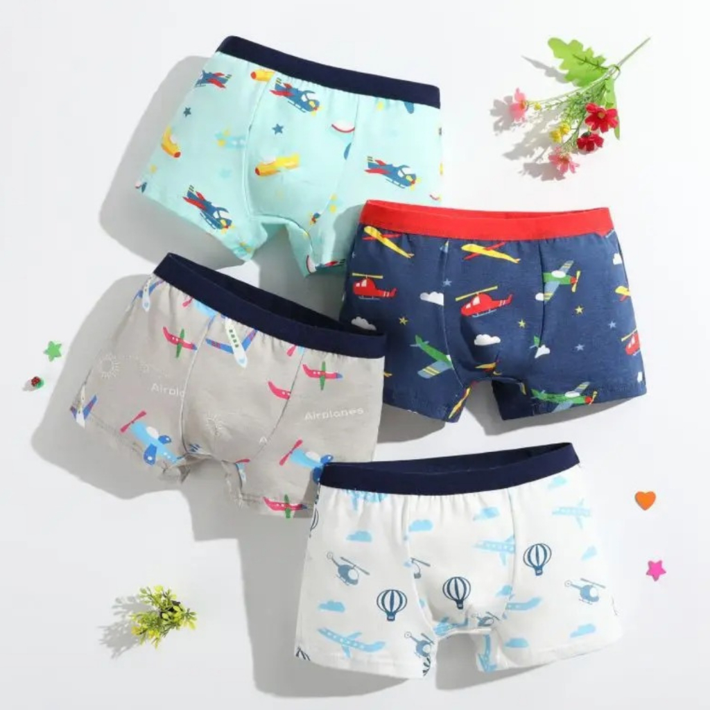 Kit Cueca Box Infantil Anatômica Masculina Atacado Qualidade Premium Lindas Conforto Top Criança Menino Juvenil