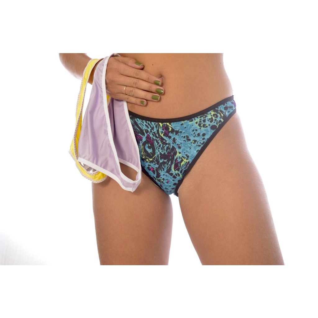 1 Calcinha Básica Conforto Barato Várias Cores E Estampas No Atacado Moda Íntima