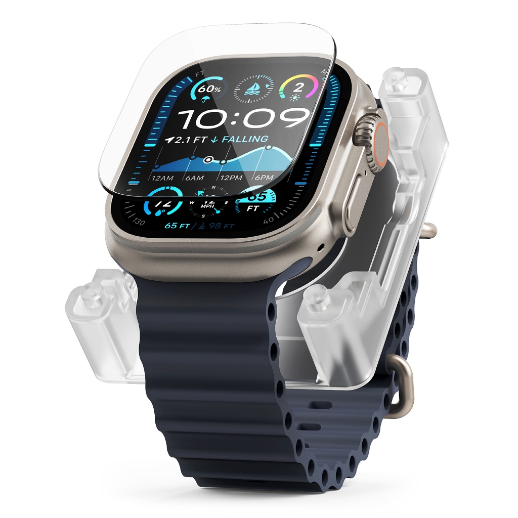 Ringke Easy Slide Glass Para Apple Watch Ultra 3/2/1 Protetor De Tela De Vidro Temperado