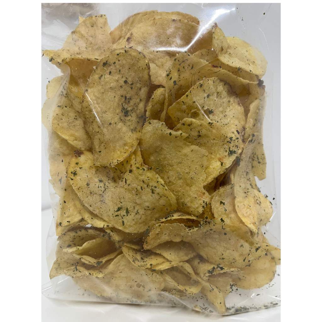 Pack 10 Chips de Batata Cebola e Salsa 200g Tempero Natural