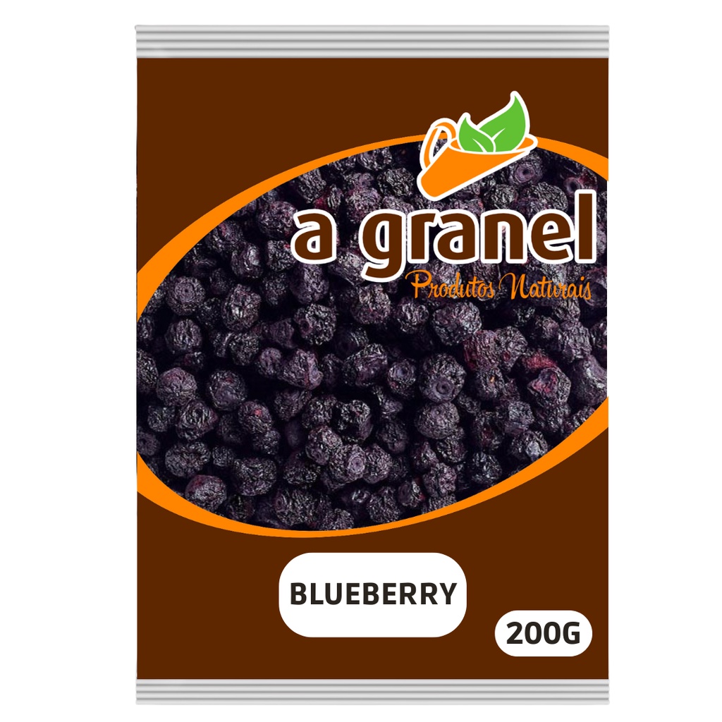 Blueberry Mirtilo 200g - A Granel Produtos Naturais