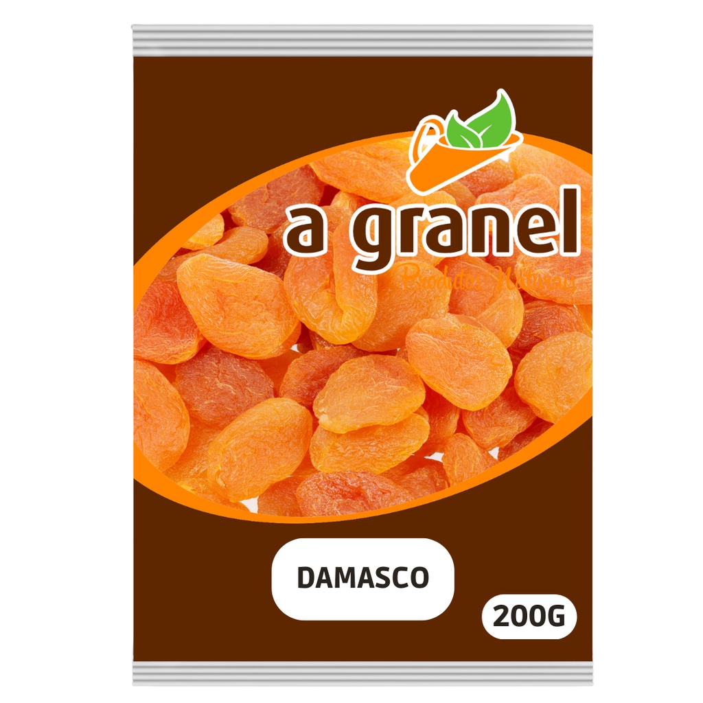 Damasco Turco Seco 200g - A Granel Produtos Naturais