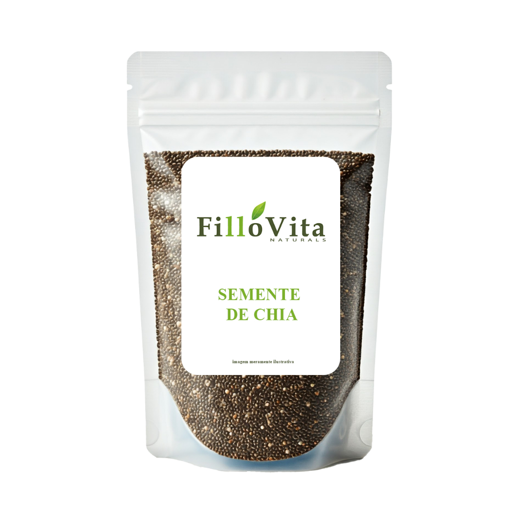 Fillovita  Semente de Chia Natural 200g 500g 1kg