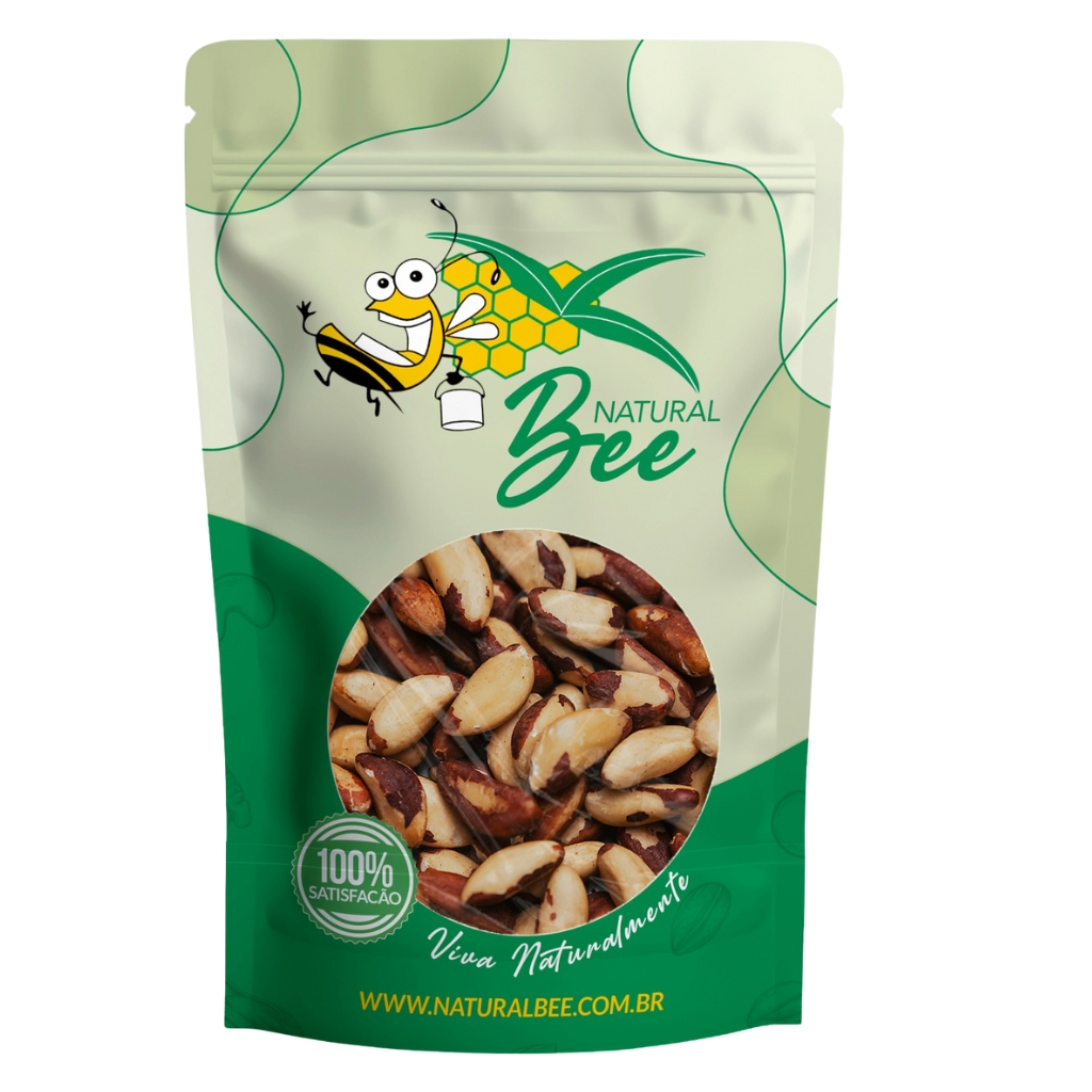 Castanha do Pará Inteira Premium 500g e 200g Sem Casca Natural