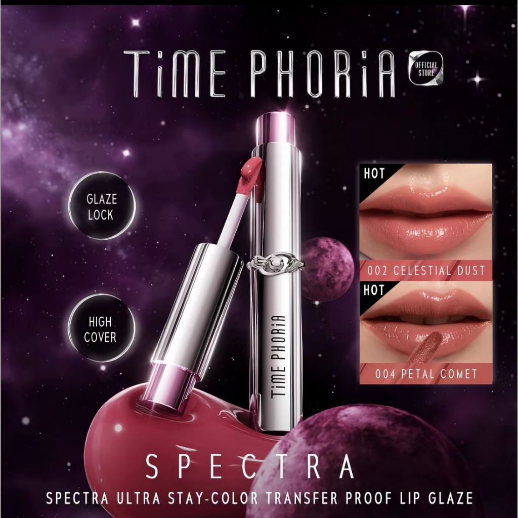 RACE IN SHINE-TIMEPHORIA SPECTRA ULTRA STAY-COLOR TRANSFER PROOF lip Glaze Esmalte Labial
