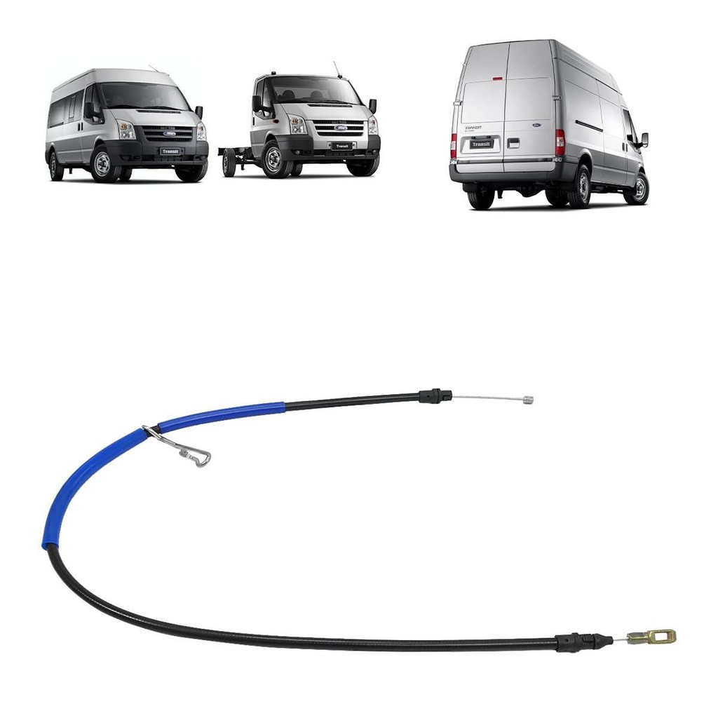 CABO DO FREIO TRASEIRO FORD TRANSIT 2009 A 2014 LADO DIREITO - 6C112A635AE