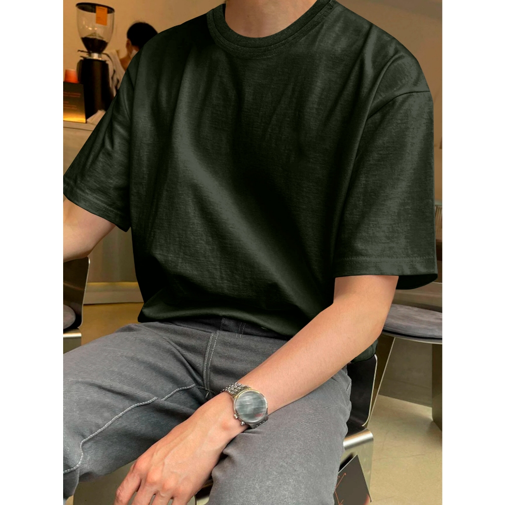 Camiseta Oversized Manga Curta Life Style Esportiva Fitness Academia Blusa Streetwear Skatista Mini