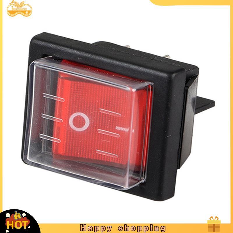 Interruptor Oscilante Para Barco À Prova D'água , 1 Peça , 36X29Mm SPST , 4 Pinos , Aspiradores Industriais Com Capa