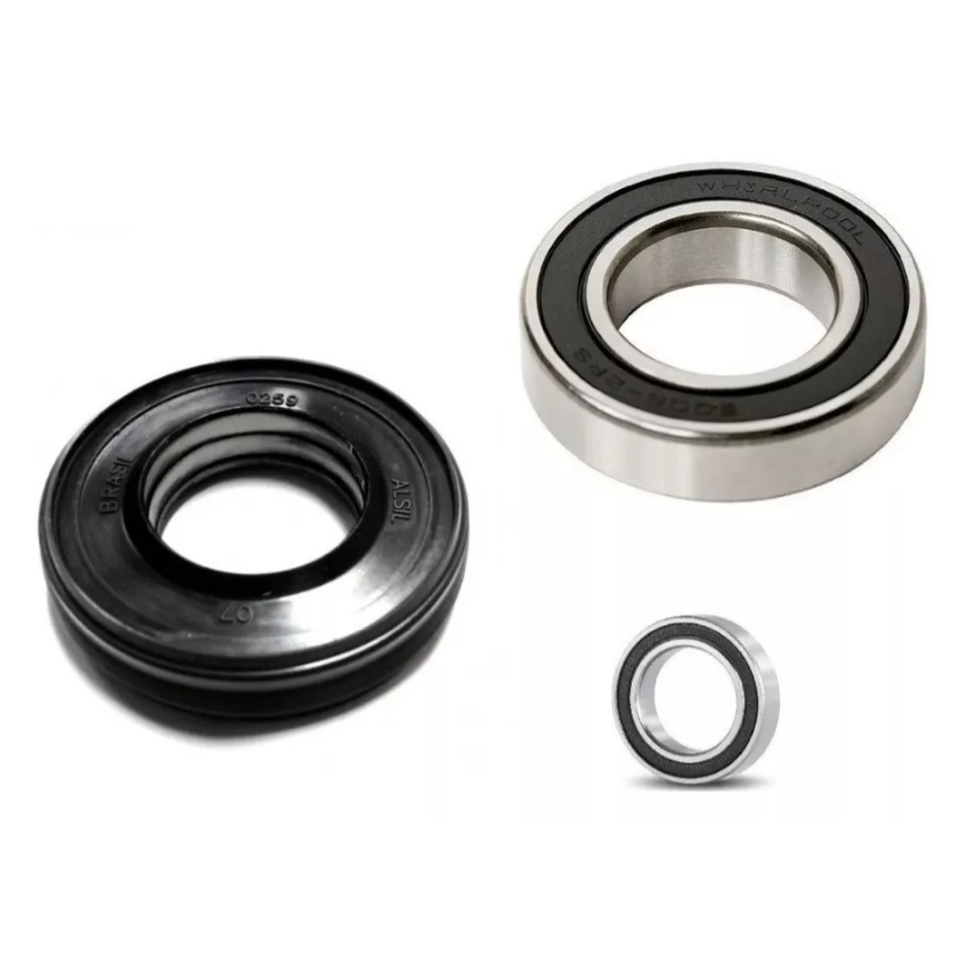 Kit Retentor Rolamentos Lavadora Electrolux 15kg Lt15f Ltd15 Ltd13 Lt12f Ltd16 Lt13b Lbu15
