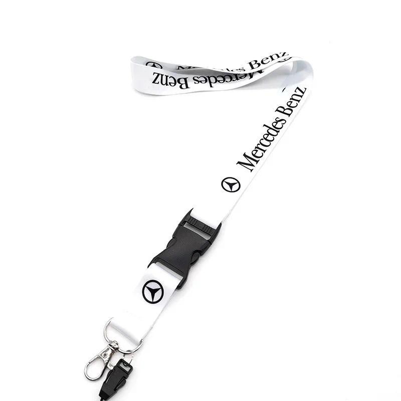 Moda Pescoço Cintas Cordão Chave Telefone Celular Trabalho Cartão De Identificação Pendurado Corda Para Mercedes Benz Ac