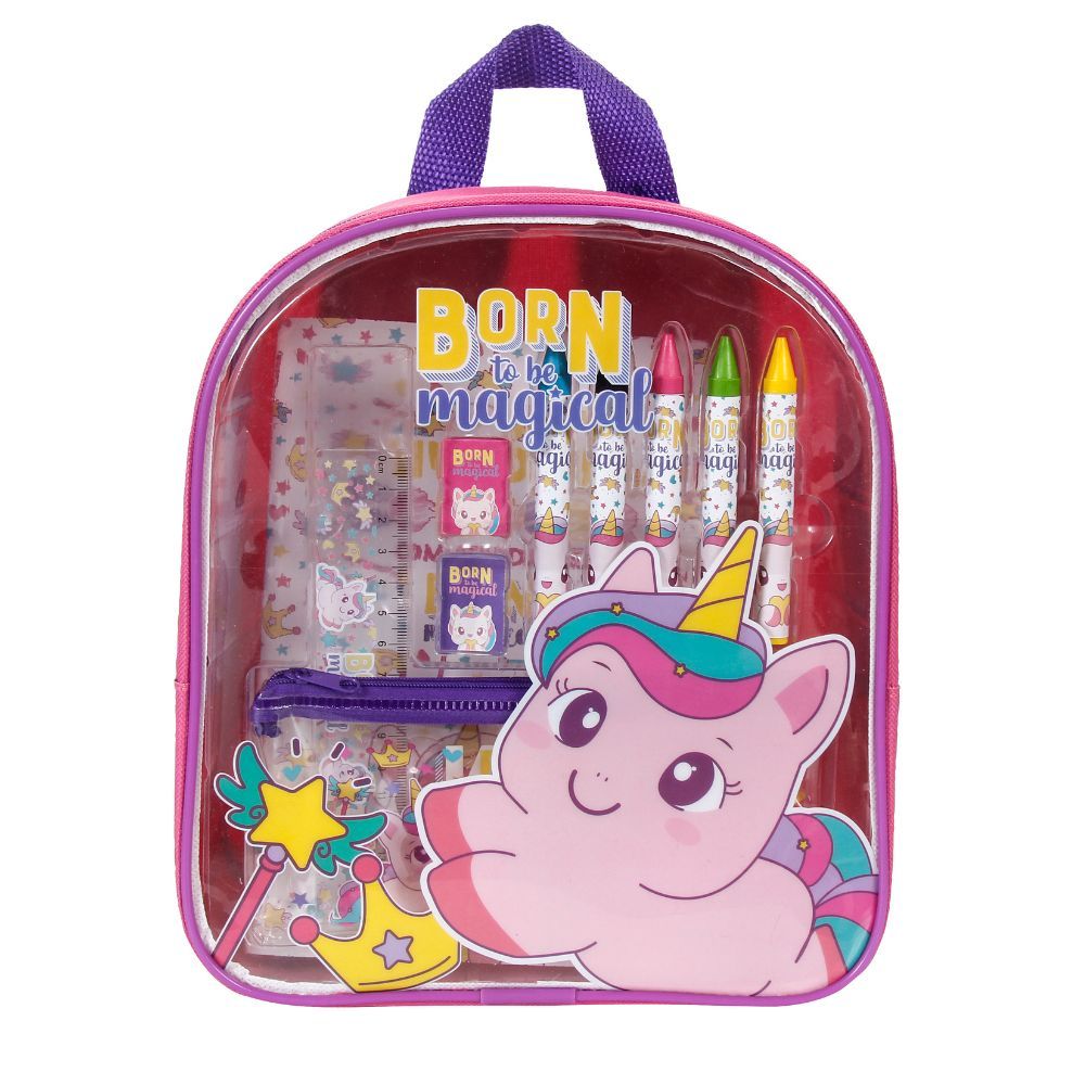 Kit Infantil Little Unicórnio Colorir Container Creative