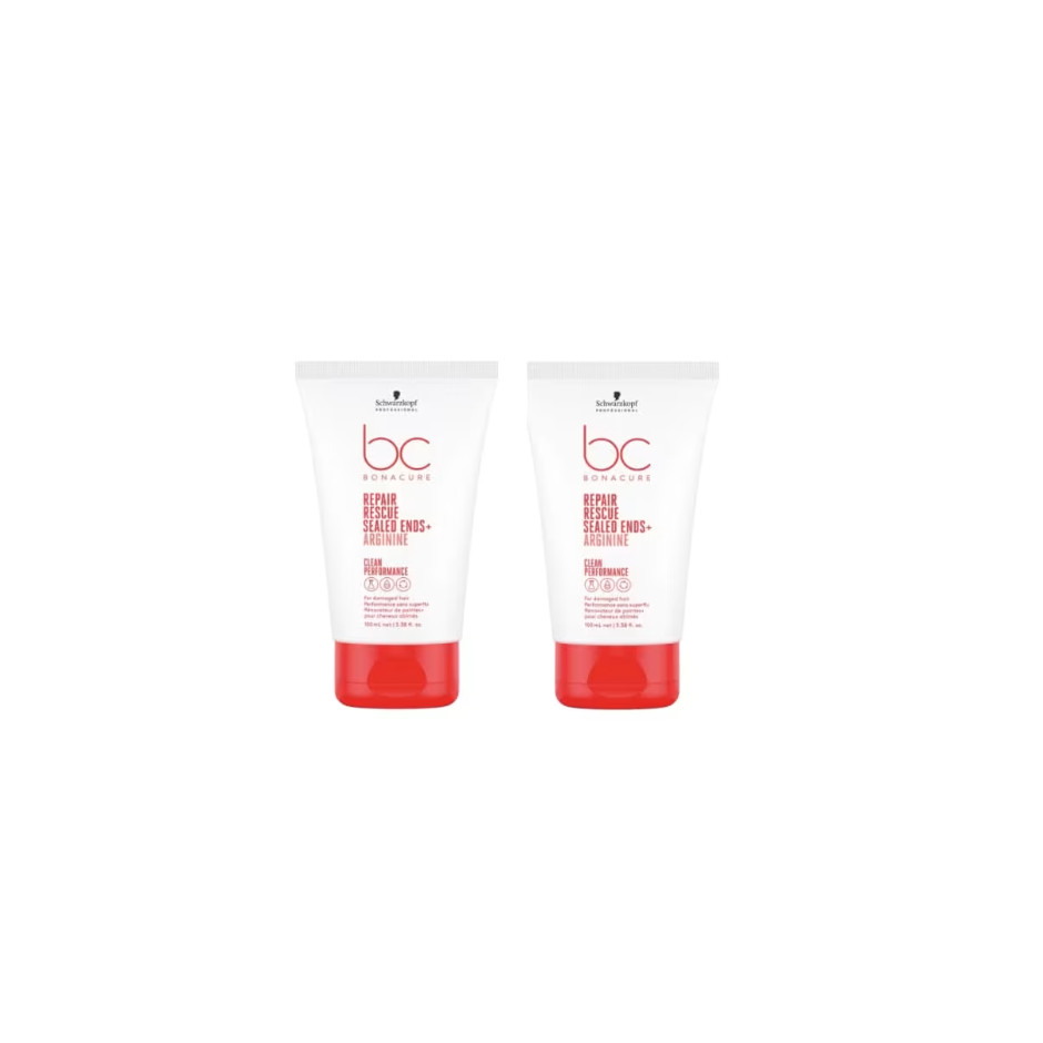 kit Schwarzkopf Professional BC Bonacure Clean Performance Repair Rescue Sealed Ends - 2X 100ml