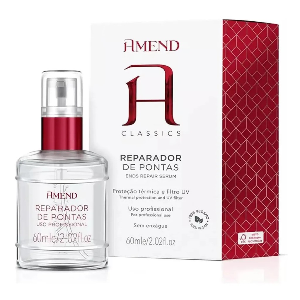 Amend Classics Reparador De Pontas Ends Repair Sérum 60ml