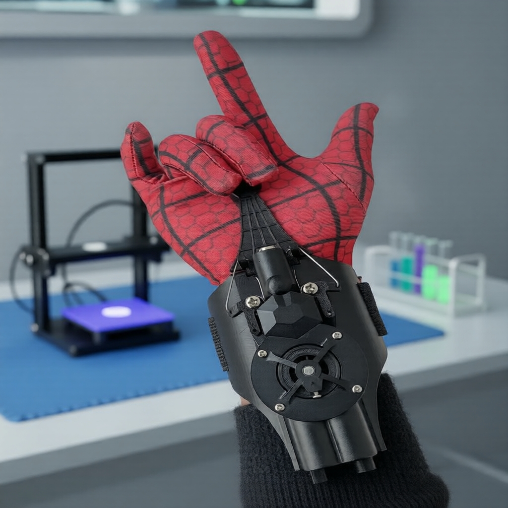 Lançador Automático De Teia De Aranha De Pulso , Brinquedo Do Homem-Para Meninos , Presente De Verão