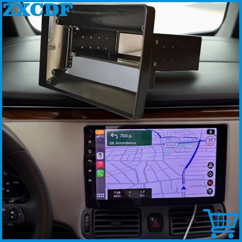 uloverun188 1DIN A 9 Polegadas Universal Single Din Car Stereo Radio Fascia Touch Screen Painel Modificação Quadro Novo